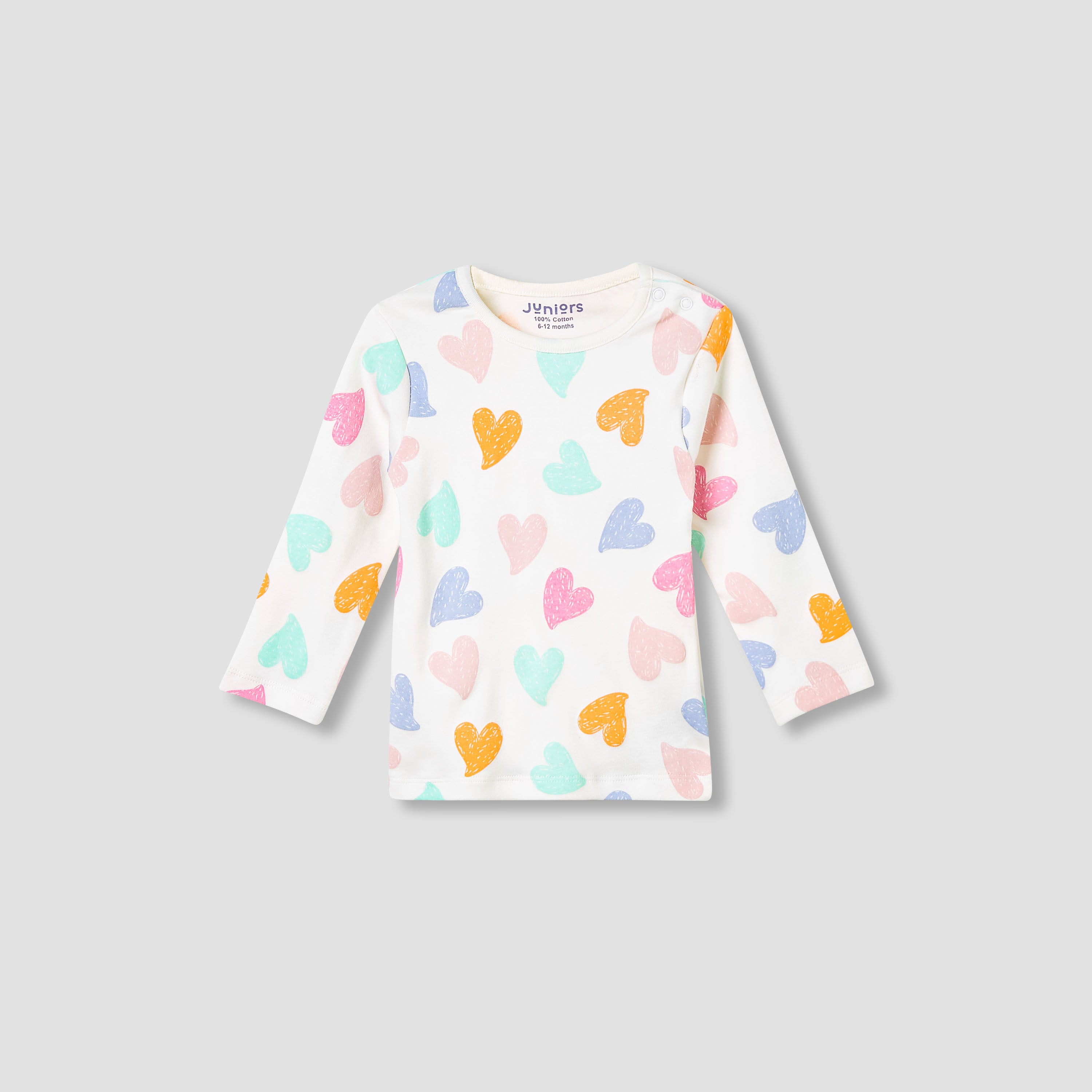 Juniors Bunny Print T-shirt and Pyjama Set