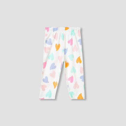 Juniors Bunny Print T-shirt and Pyjama Set