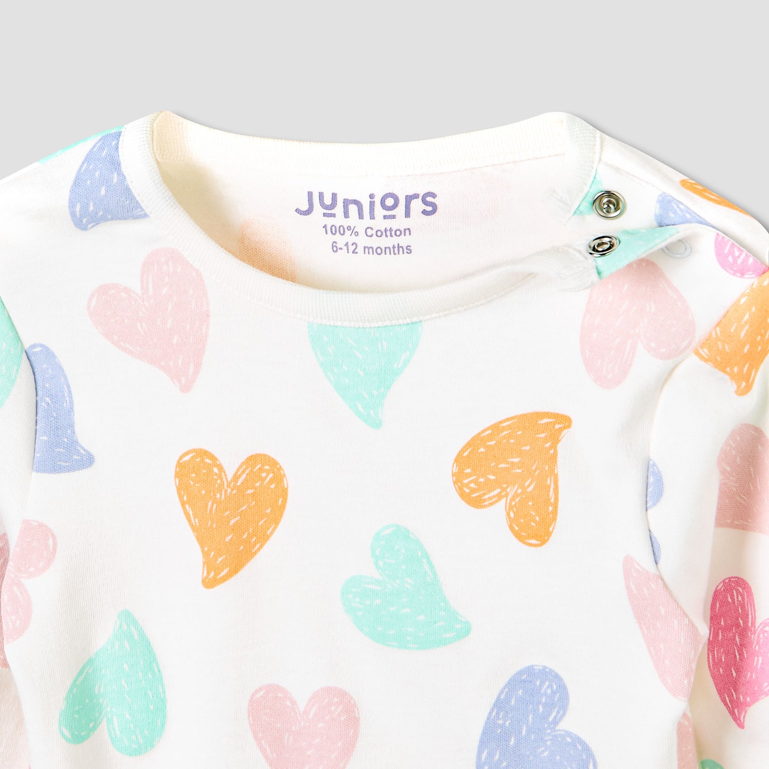 Juniors Bunny Print T-shirt and Pyjama Set