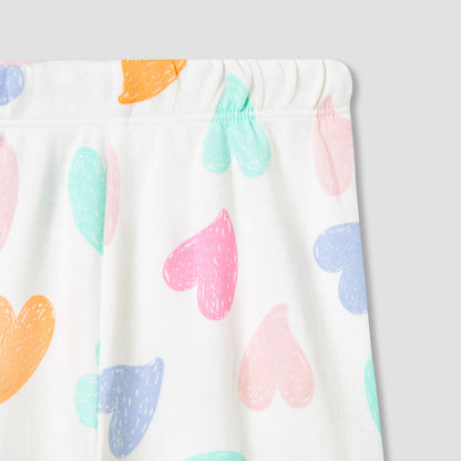 Juniors Bunny Print T-shirt and Pyjama Set