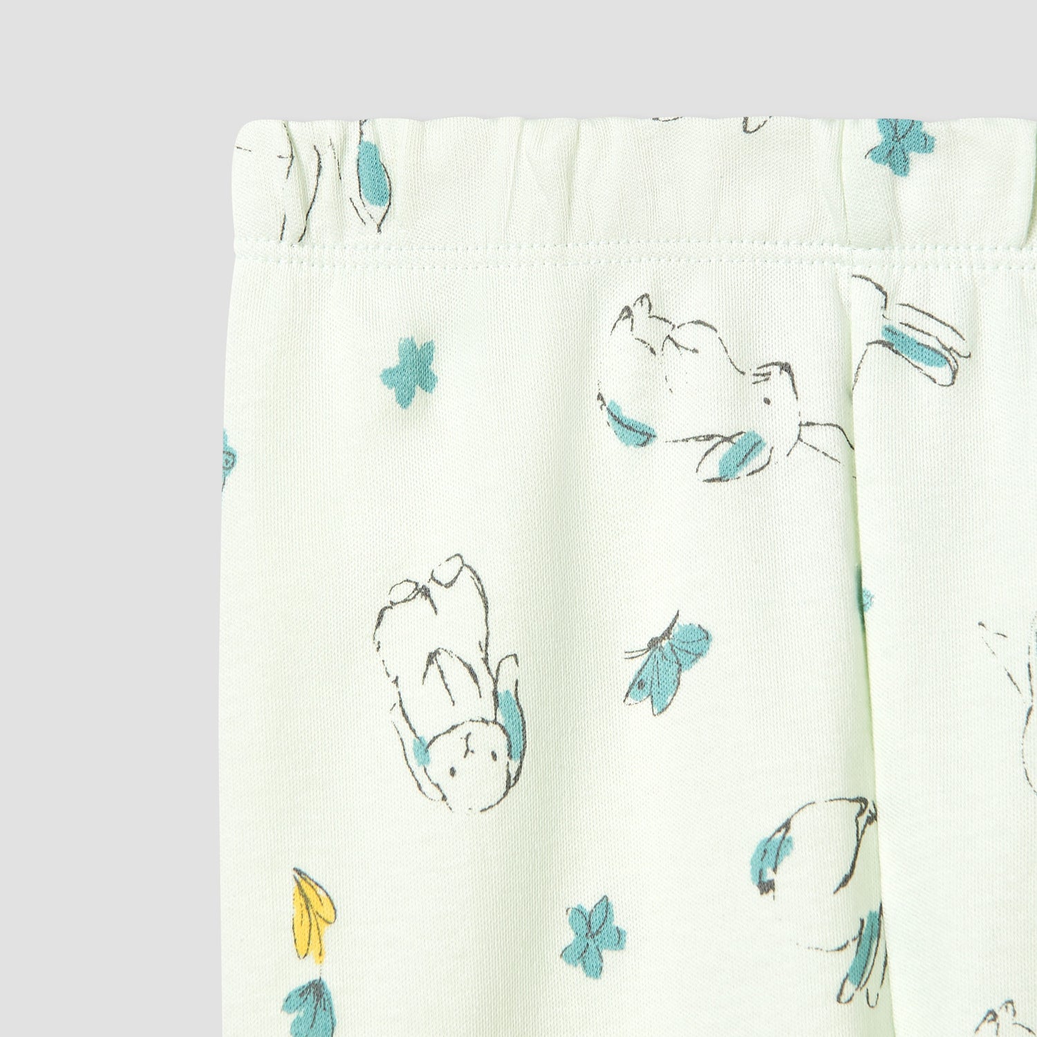 Juniors Pyjama Set with Bear Print - Cotton - Long Sleeves - Crew Neck