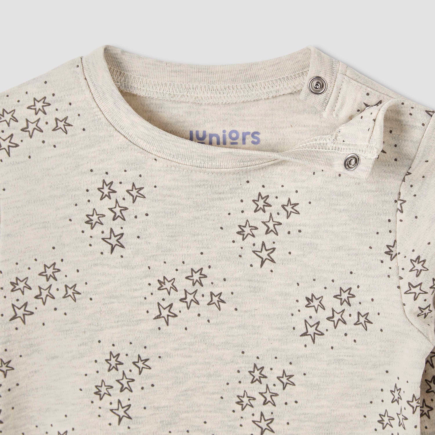 Juniors Star Print T-shirt and Pyjama Set
