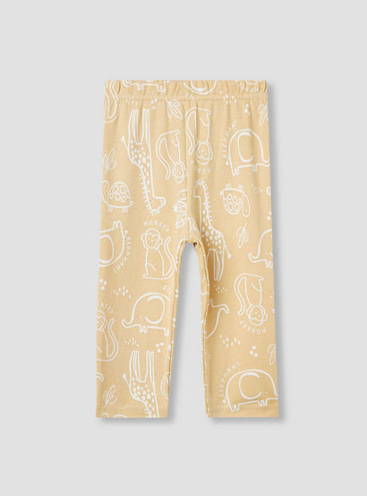 Juniors Lion Print Long Sleeve T-shirt and Pyjama Set-baby-boys-clothing-nightwear-pyjamasets-image-4
