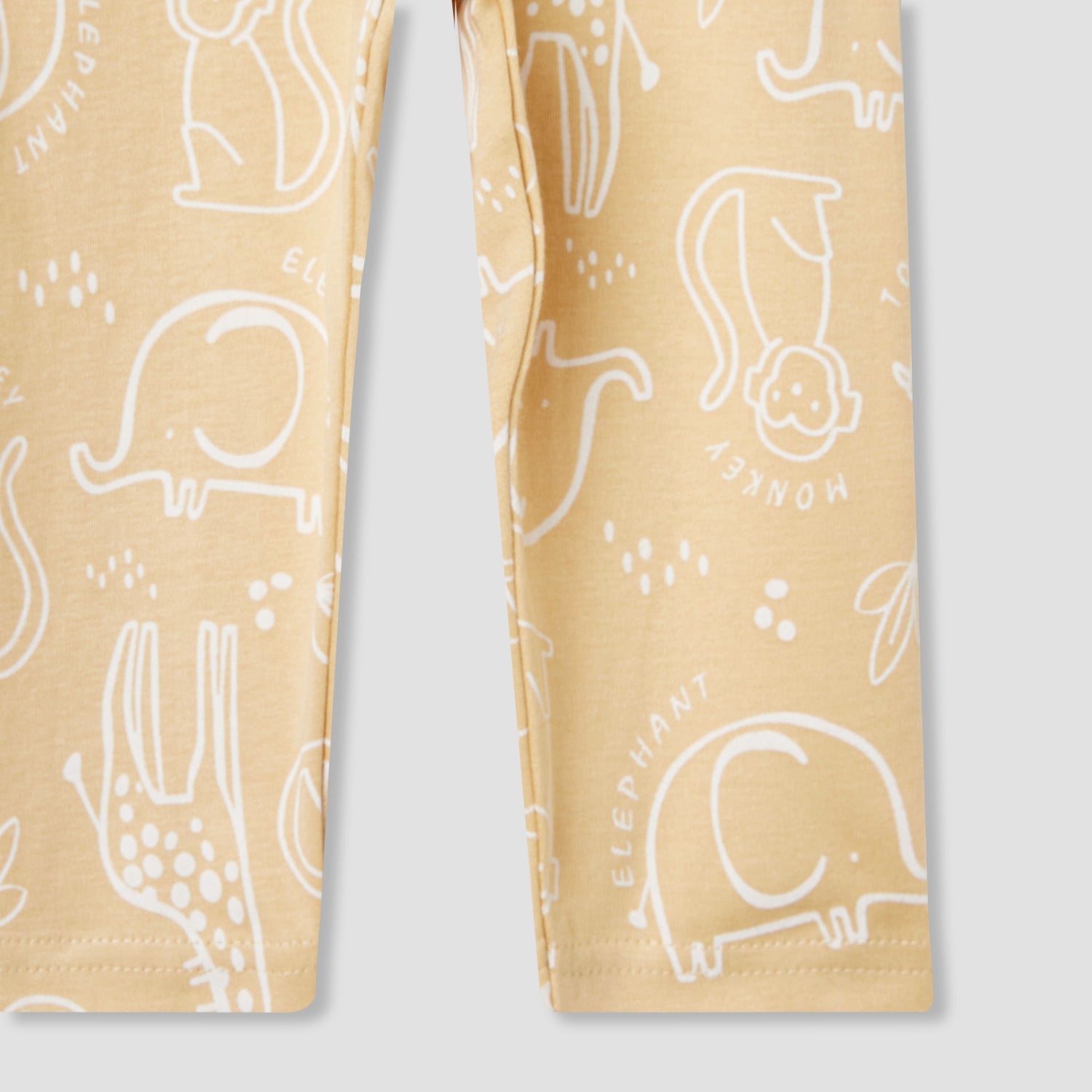 Juniors Lion Print Long Sleeve T-shirt and Pyjama Set