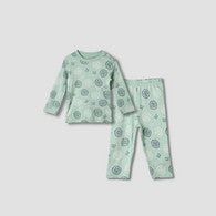 Juniors Lion Print Long Sleeve T-shirt and Pyjama Set-undefined-image-1