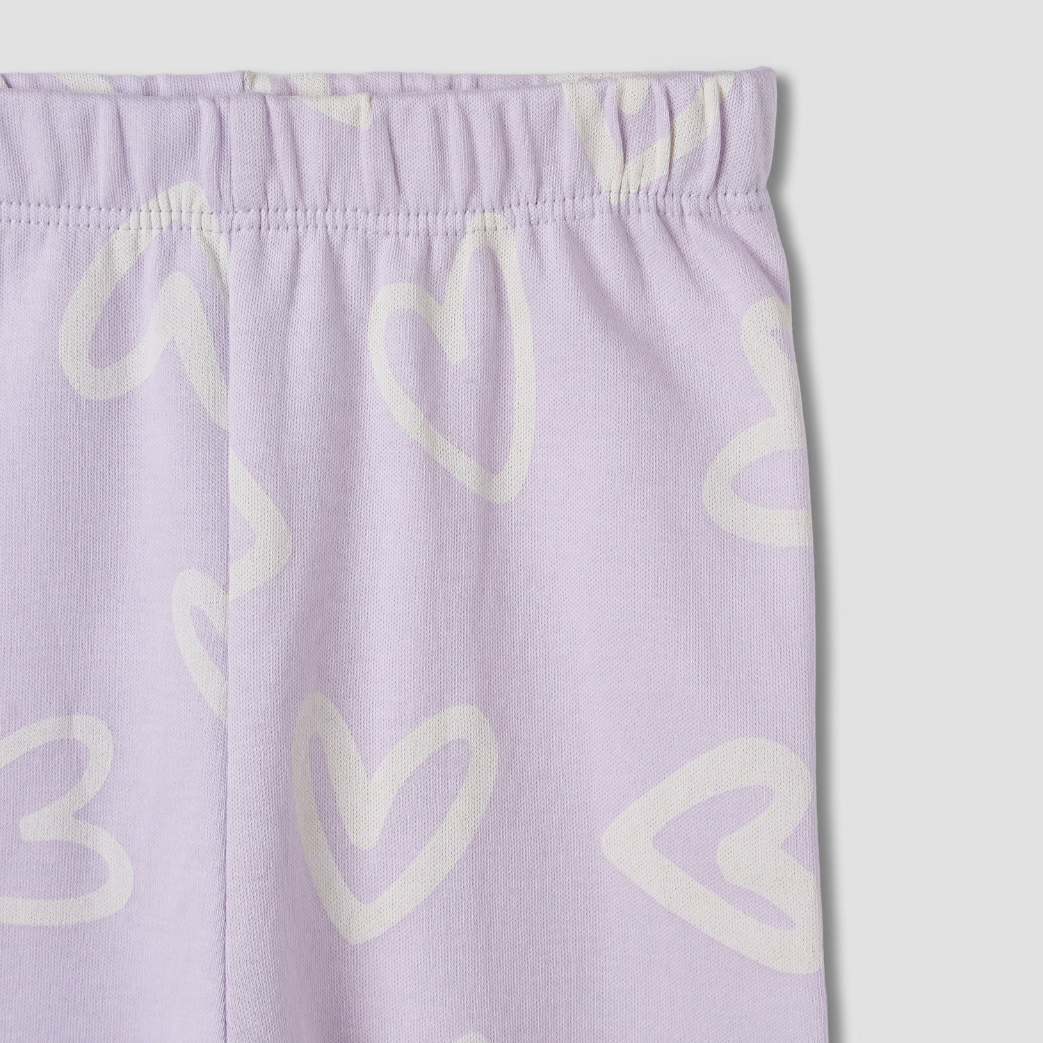 Juniors Heart Print T-shirt and Pyjama Set