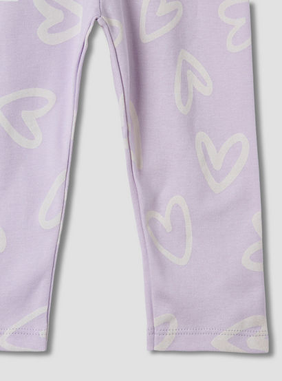 Juniors Heart Print T-shirt and Pyjama Set-baby-girls-clothing-nightwear-pyjamasets-image-7