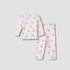 Juniors Heart Print T-shirt and Pyjama Set - White / 12-18 mths