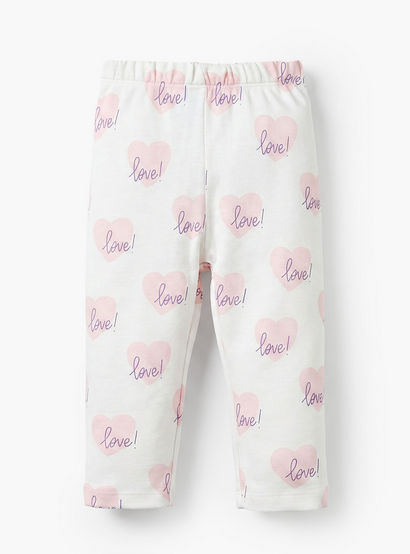 Juniors Heart Print T-shirt and Pyjama Set-baby-girls-clothing-nightwear-pyjamasets-image-6