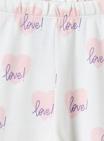 Juniors Heart Print T-shirt and Pyjama Set-baby-girls-clothing-nightwear-pyjamasets-image-8