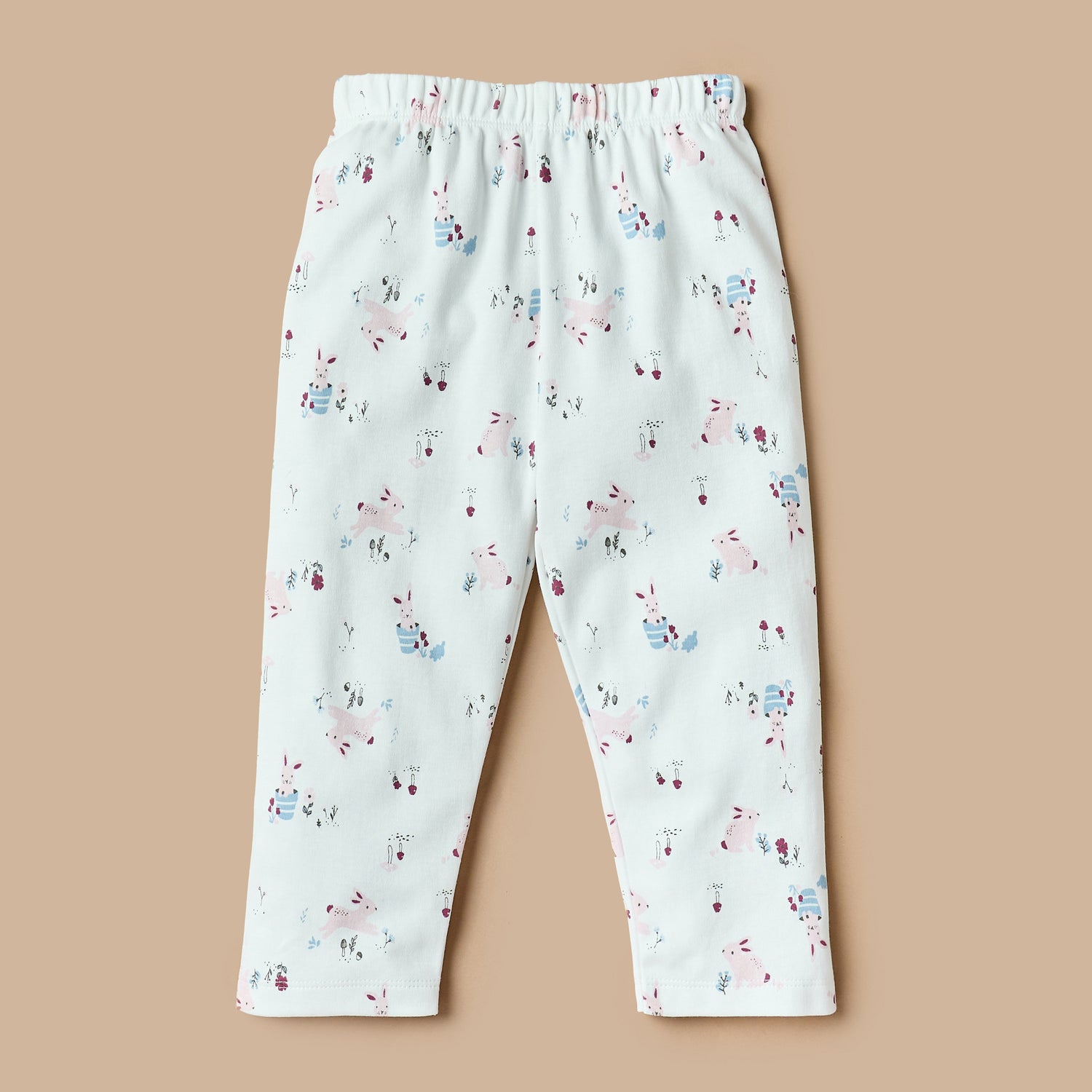 Juniors All-Over Bunny Print T-shirt and Pyjama Set