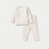 Juniors Striped Long Sleeves T-shirt and Pyjama Set - Pink / 12-18 mths