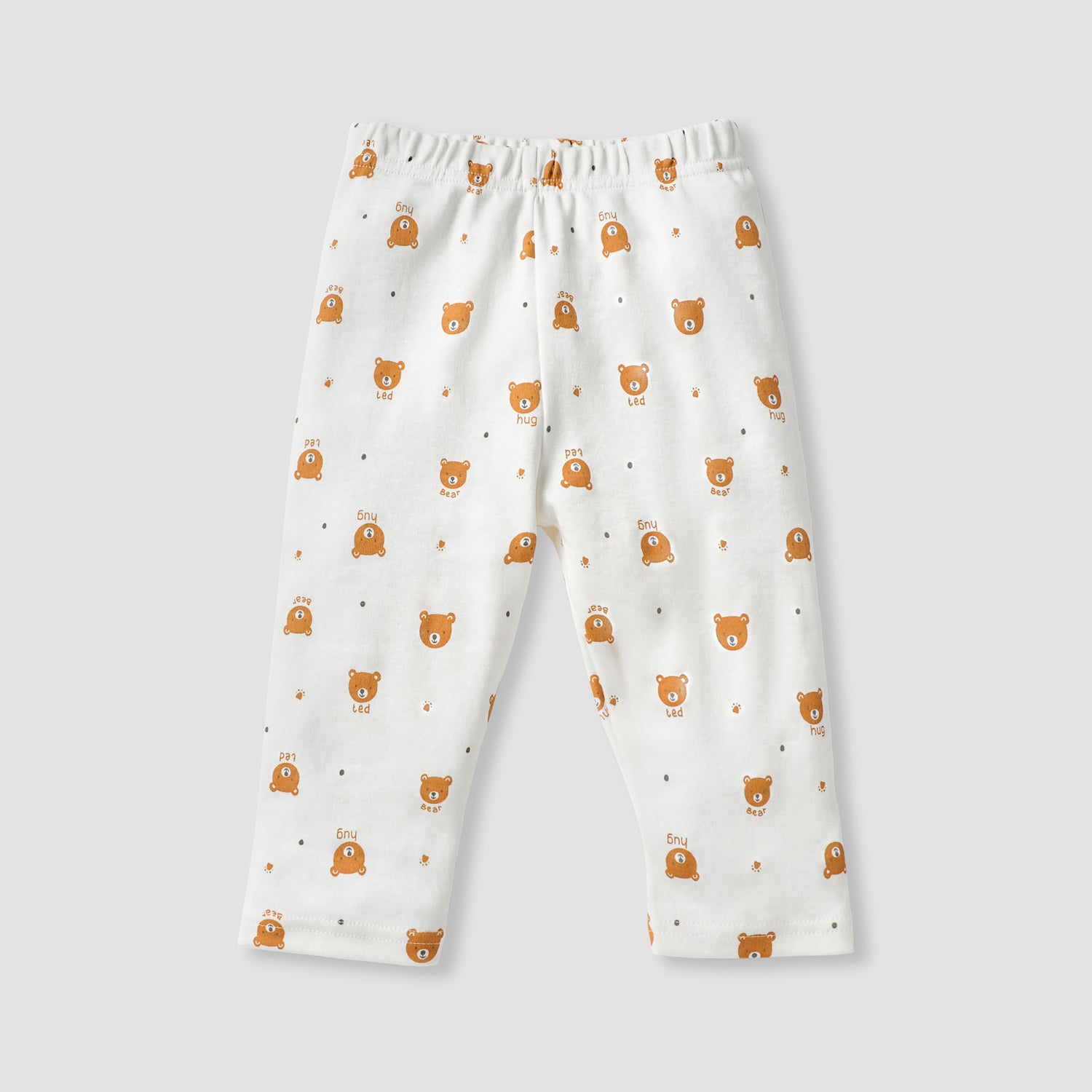 Juniors Bear Print Long Sleeves T-shirt and Pyjama Set