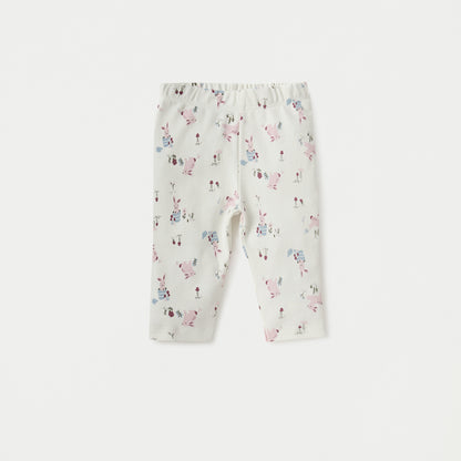 Juniors Printed Long Sleeves T-shirt and Pyjama Set