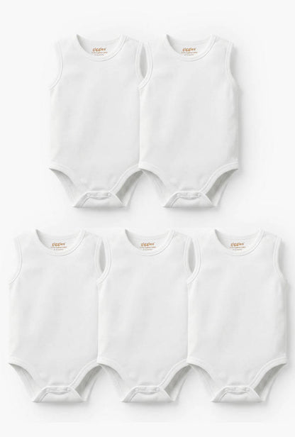 Giggles Sleeveless Bodysuit - Set of 5