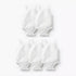 Giggles Solid Sleeveless Bodysuit - Set of 5 - White / 12-18 mths