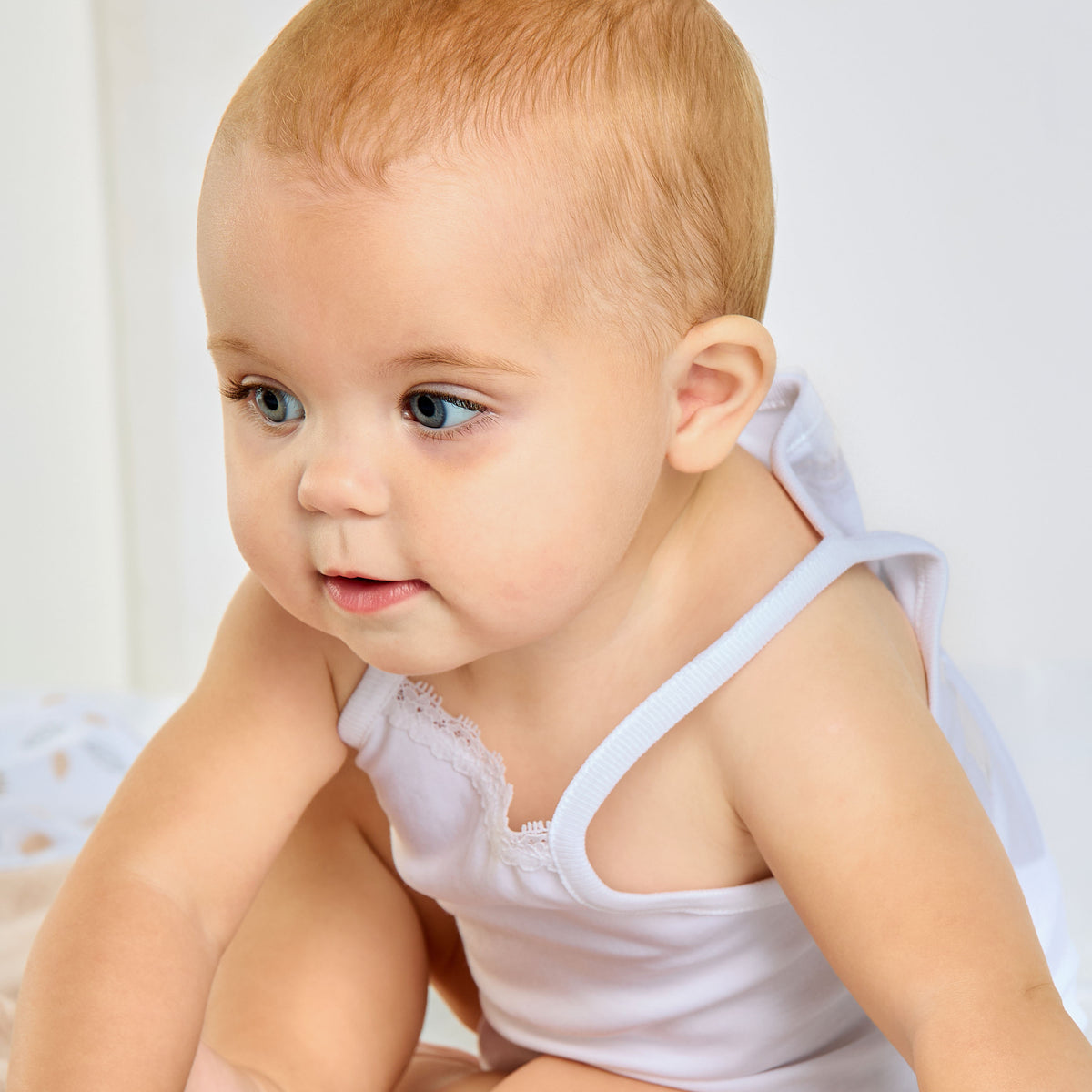 Giggles Solid Sleeveless Bodysuit - Set of 5