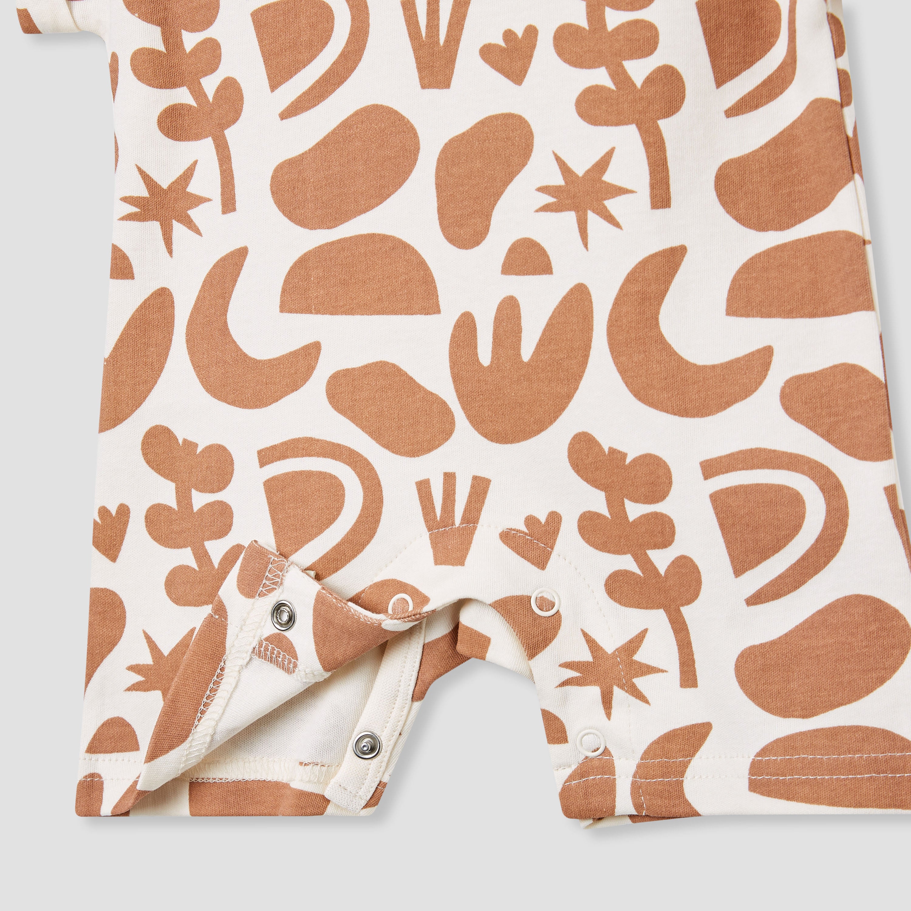 Juniors Printed Romper with Short Sleeves - Set of 3