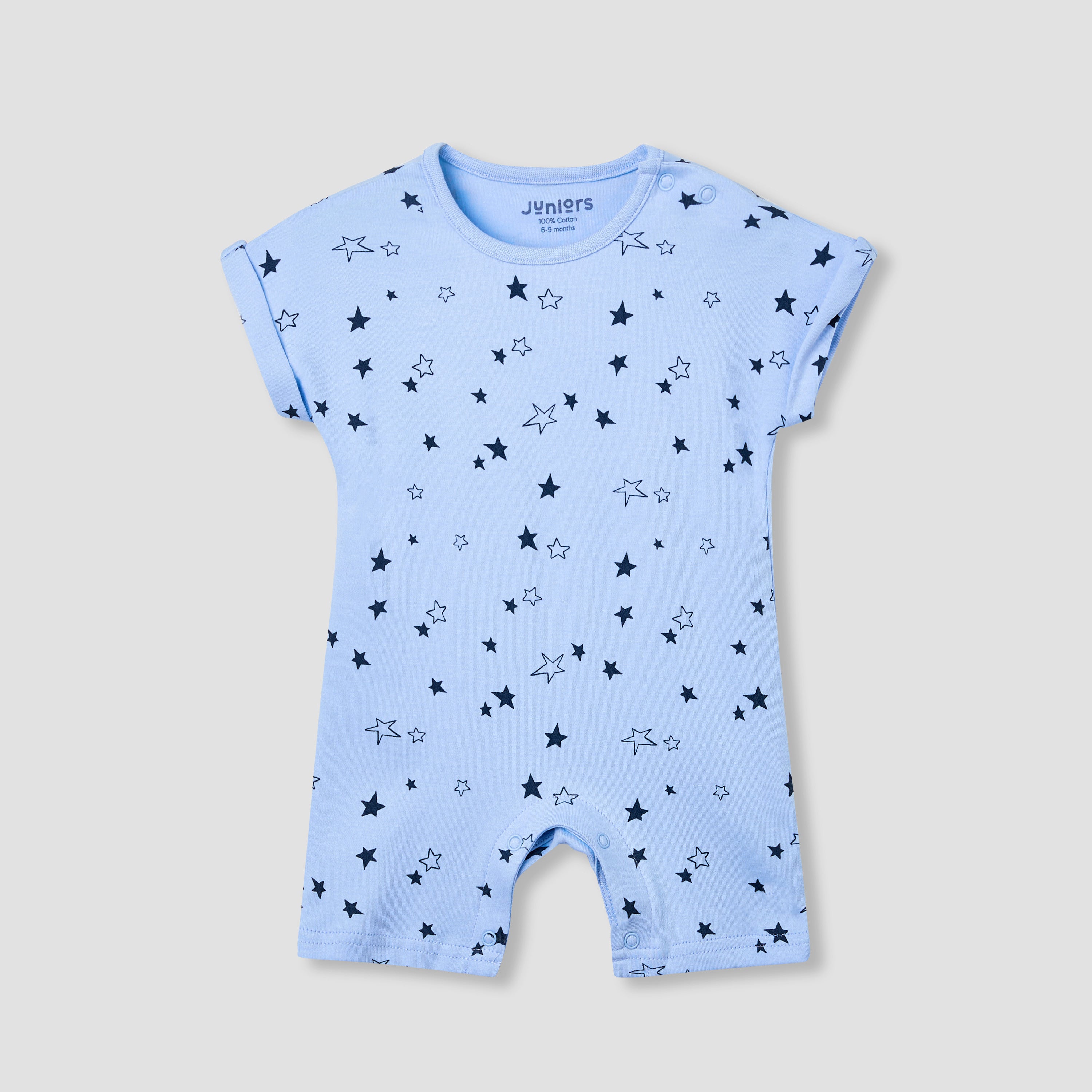 Juniors Printed Romper with Short Sleeves - Set of 4