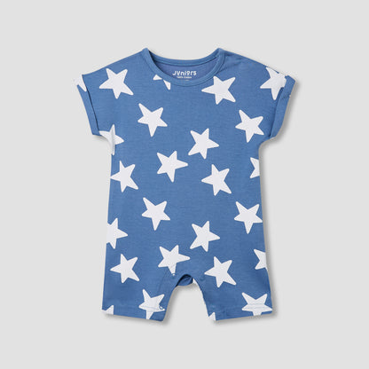 Juniors Printed Romper with Short Sleeves - Set of 4