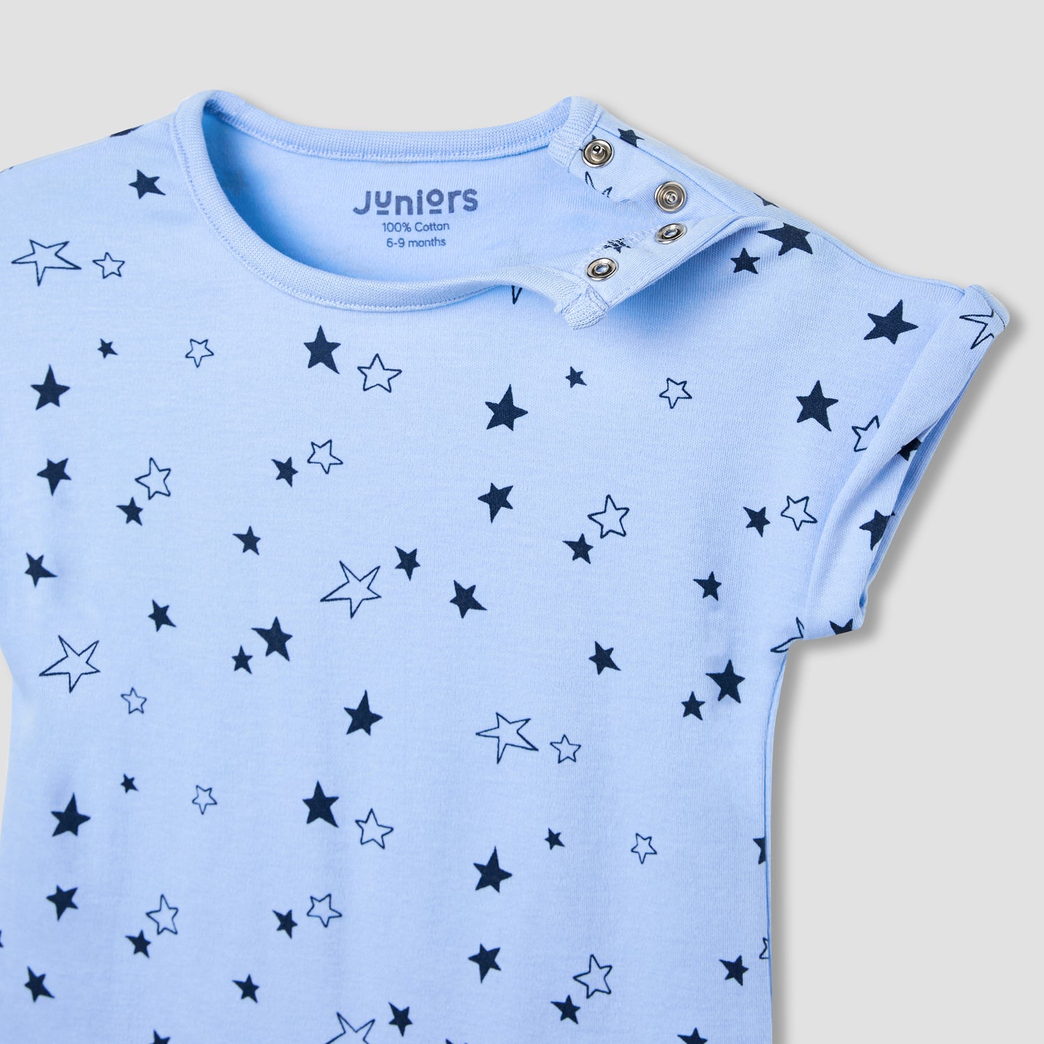 Juniors Printed Romper with Short Sleeves - Set of 4