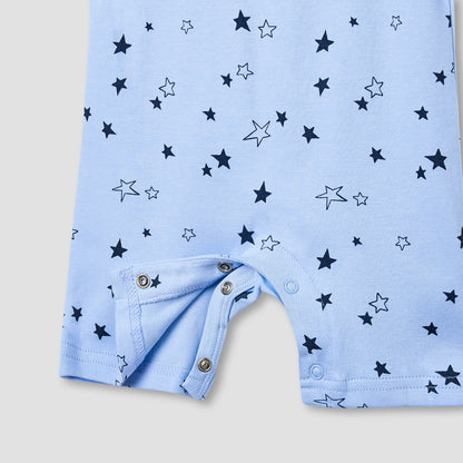 Juniors Printed Romper with Short Sleeves - Set of 4