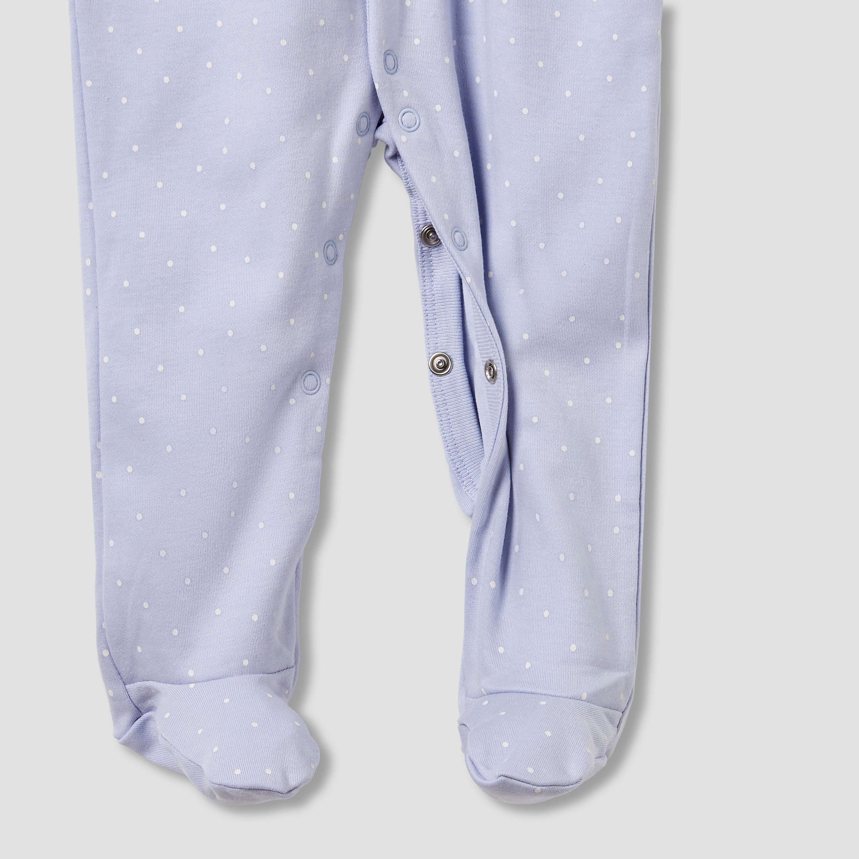 Juniors Peter Pan Collar Sleepsuit with Closed Feet - Cotton - Long Sleeves