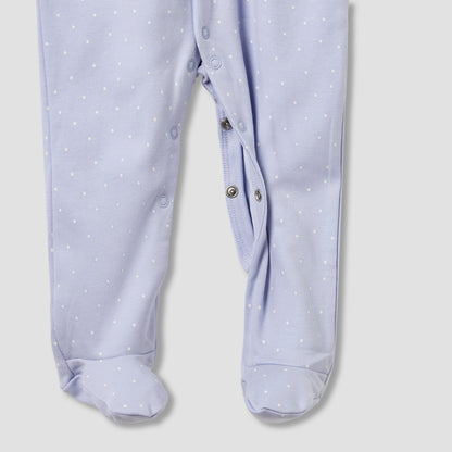 Juniors Peter Pan Collar Sleepsuit with Closed Feet - Cotton - Long Sleeves