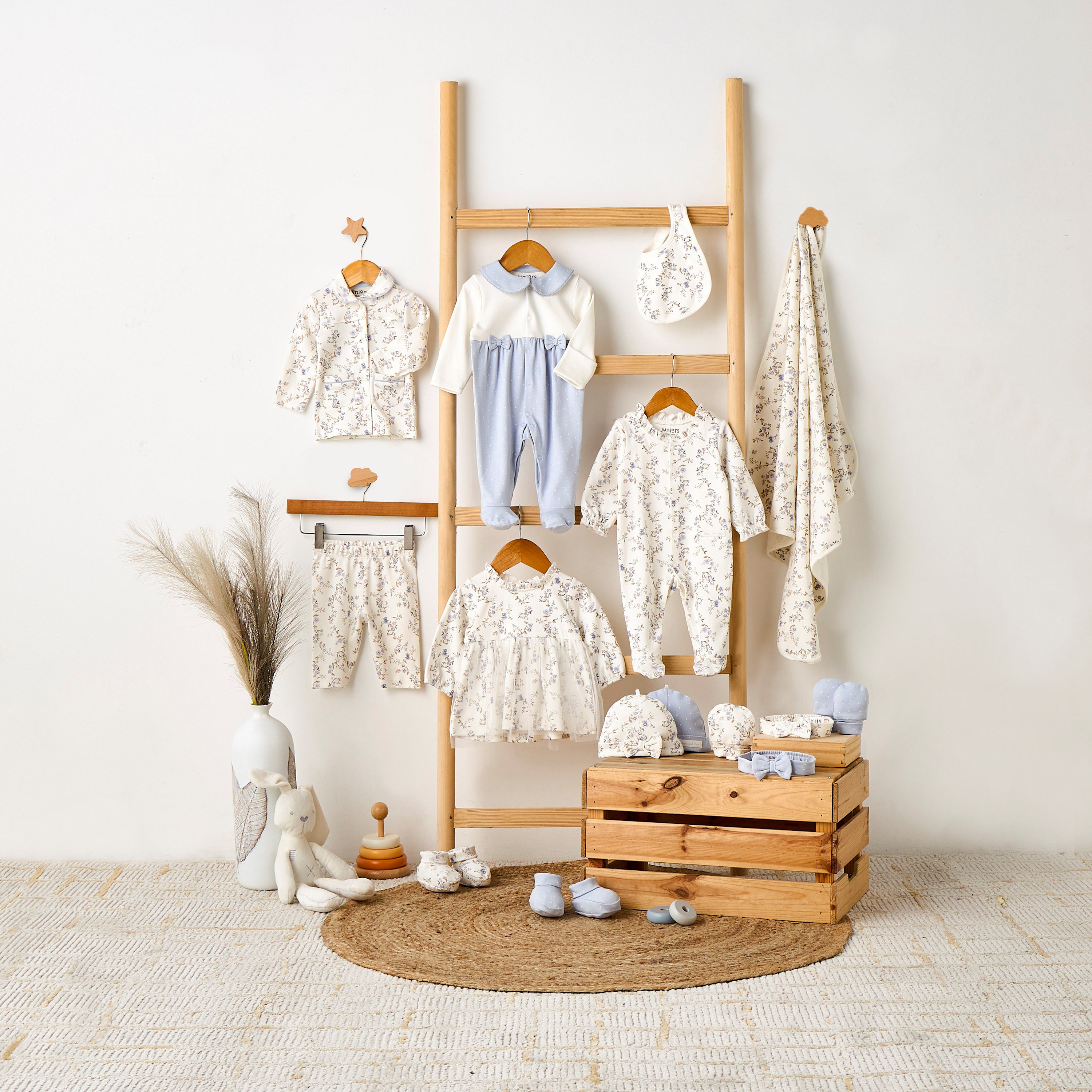 Juniors Peter Pan Collar Sleepsuit with Closed Feet - Cotton - Long Sleeves