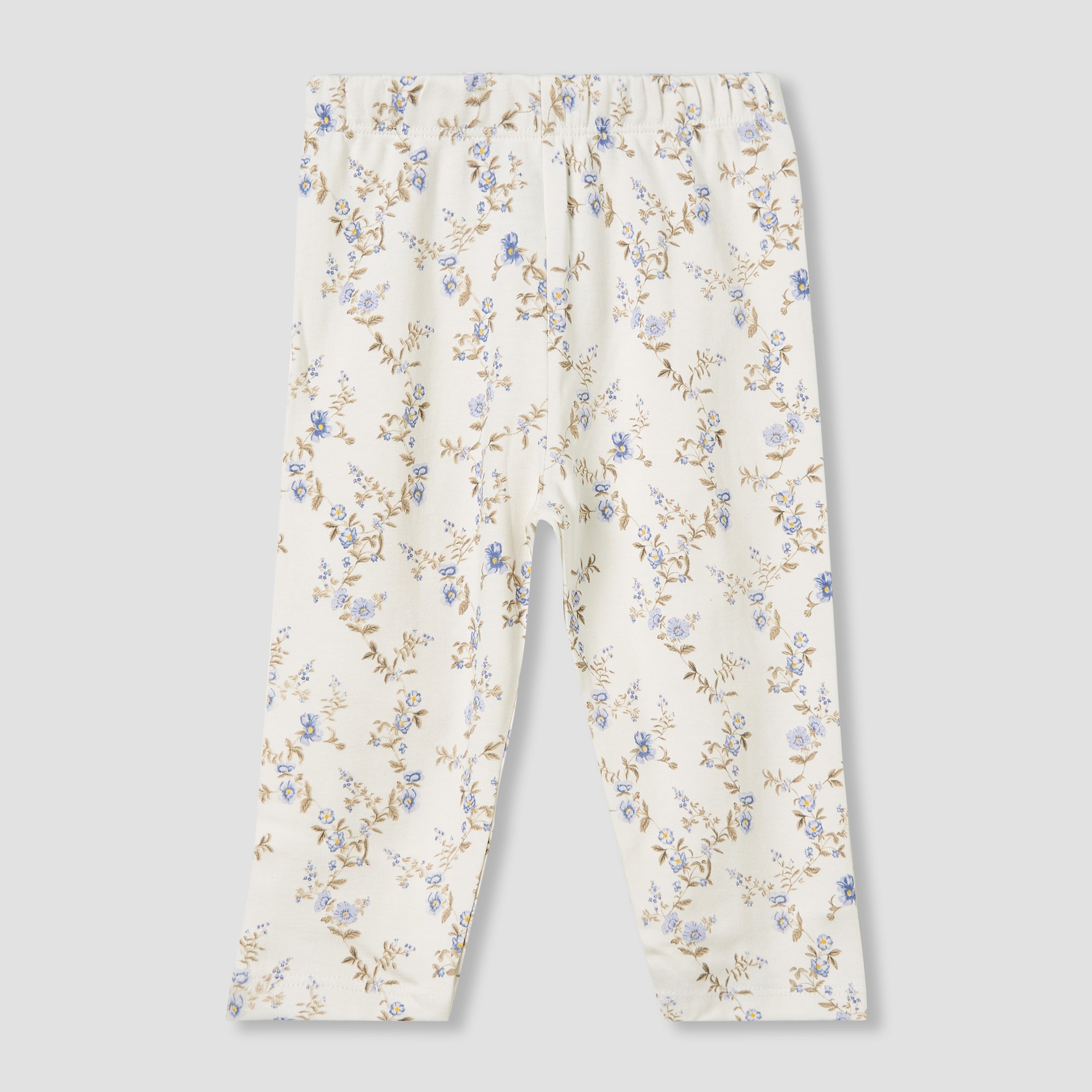 Juniors Pyjama Set with Floral Print - Cotton - Long Sleeves - Collar