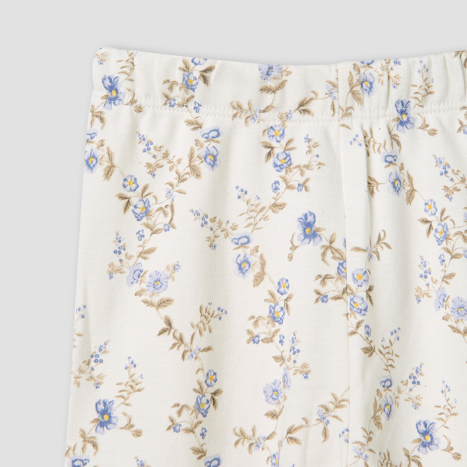 Juniors Pyjama Set with Floral Print - Cotton - Long Sleeves - Collar
