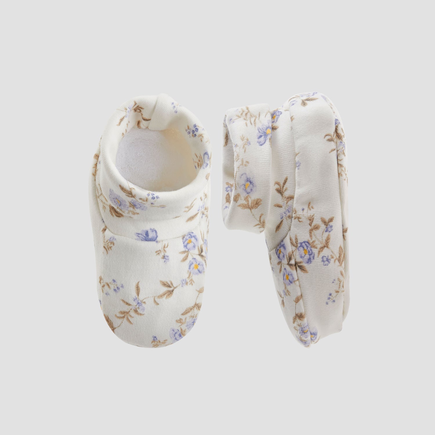 Juniors Girls Booties with Assorted Print - Cotton