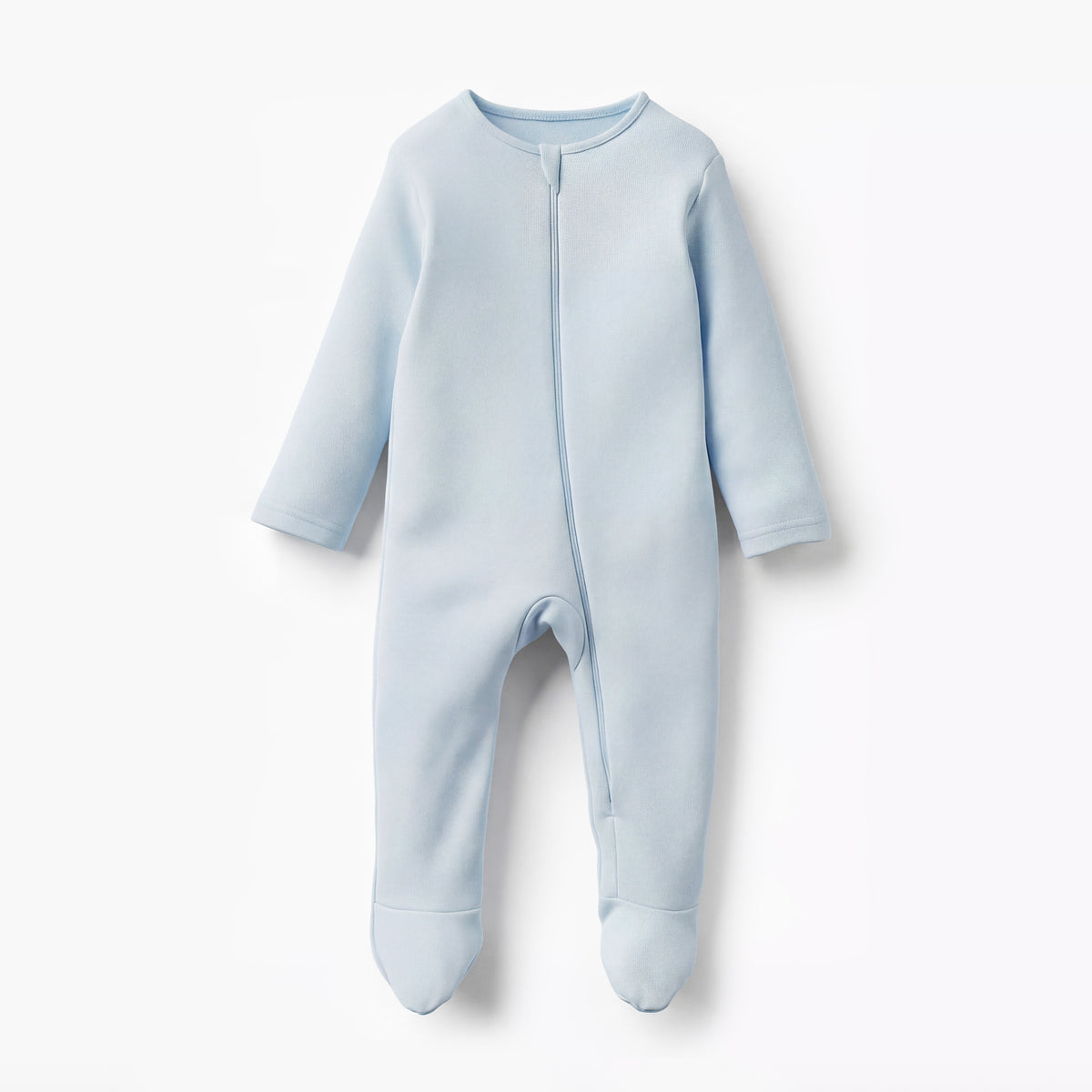 Juniors Solid Closed Feet Sleepsuit with Zip Closure - Set of 3