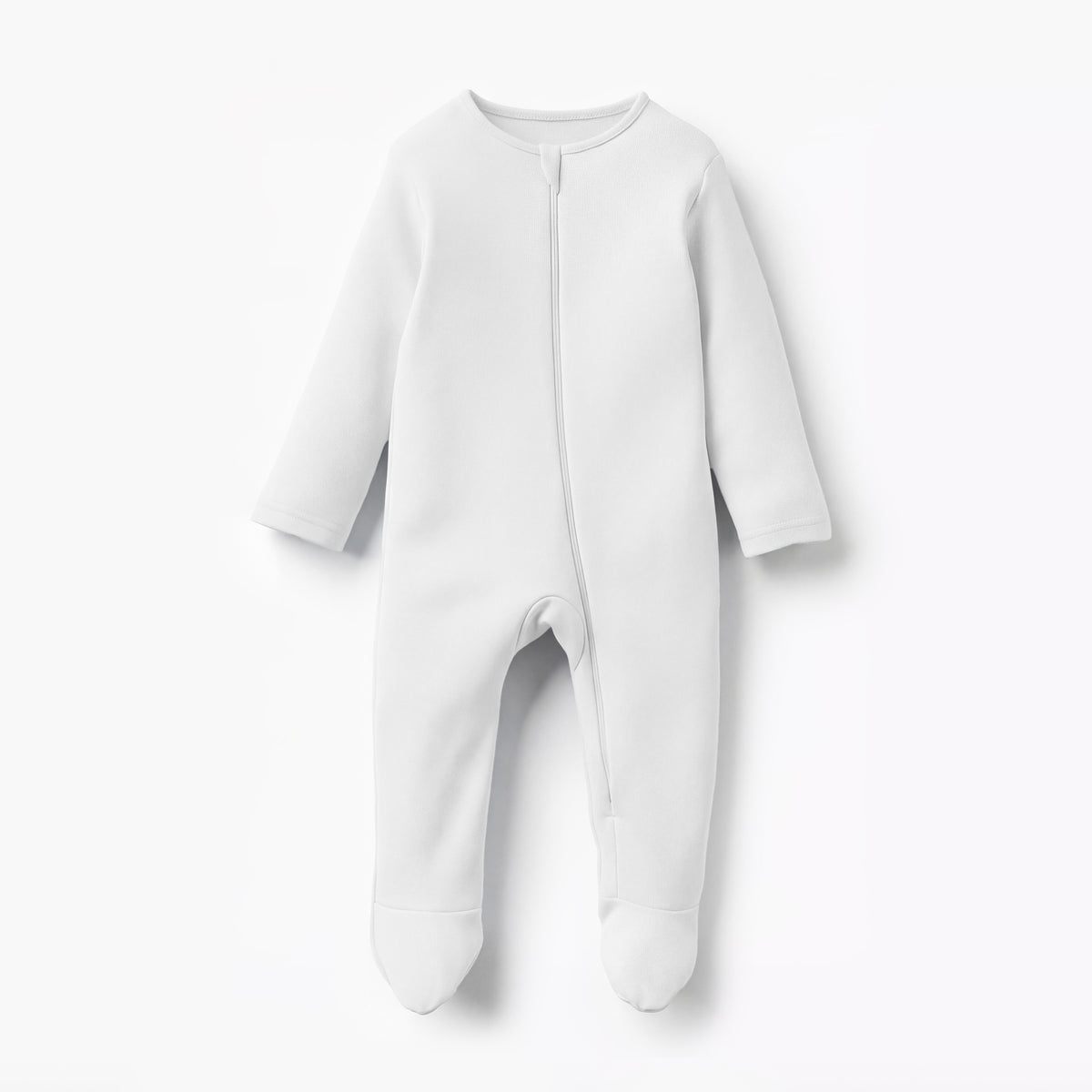 Juniors Solid Closed Feet Sleepsuit with Zip Closure - Set of 3