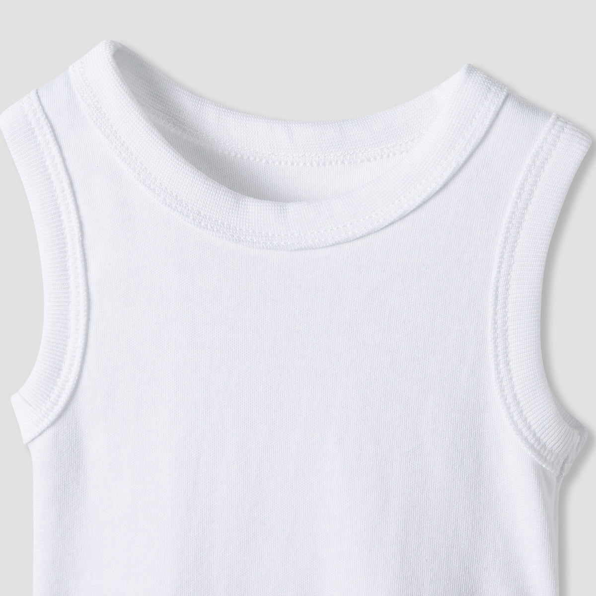 Juniors Solid Sleeveless Bodysuit with Button Closure - Set of 3
