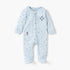 Juniors Graphic Print Closed Feet Sleepsuit with Zip Closure - Multicolour / 9-12 mths