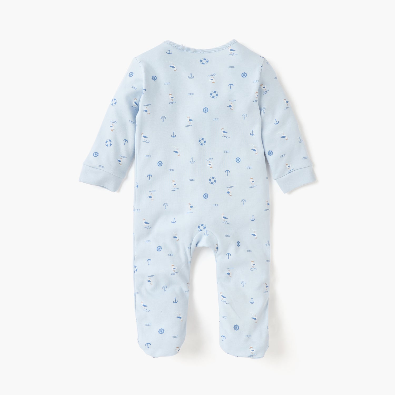 Juniors Graphic Print Closed Feet Sleepsuit with Zip Closure