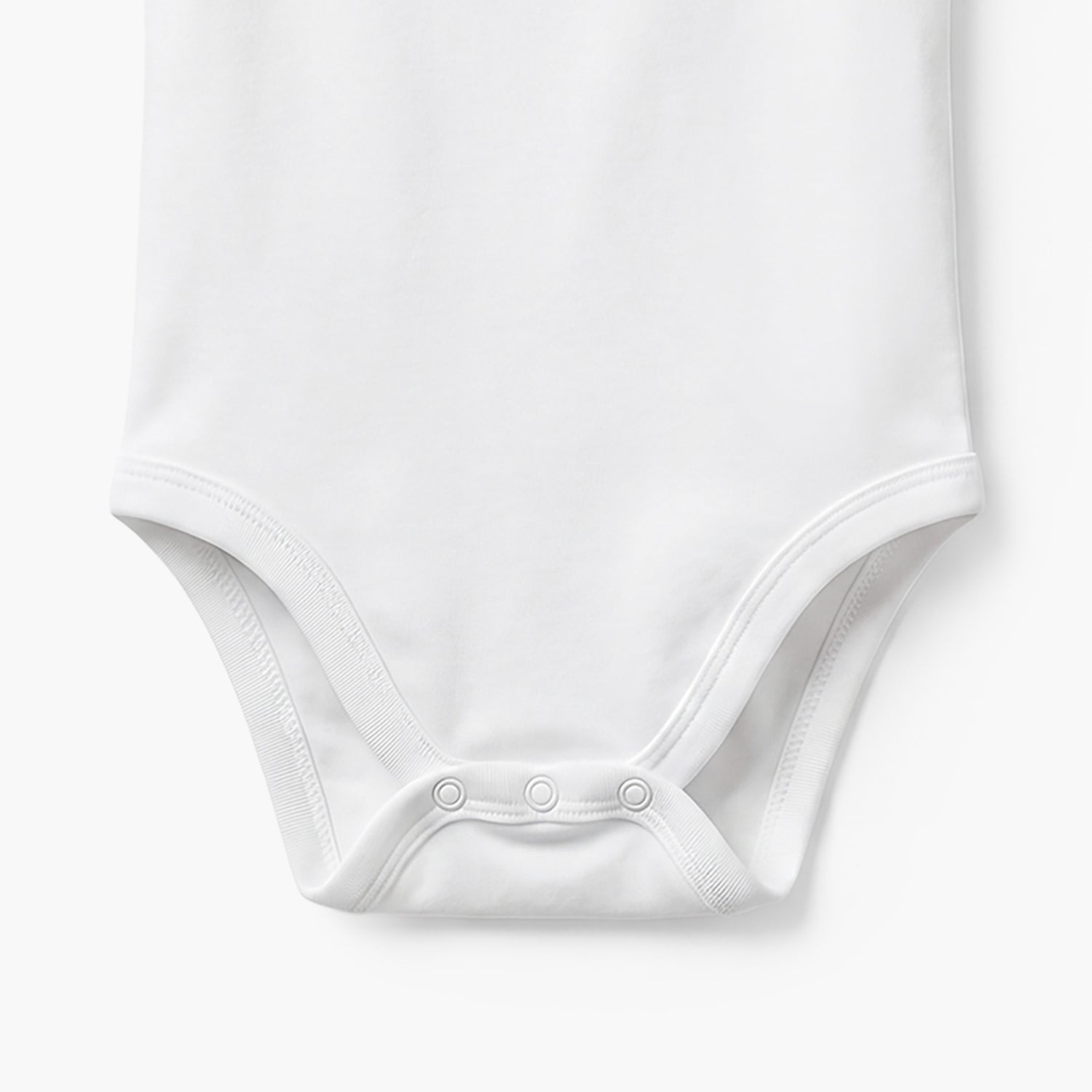 Juniors Solid Strap Sleeves Bodysuit with Snap Button Closure - Set of 10
