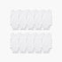 Juniors Solid Bodysuit with Round Neck and Snap Button Closure - Set of 10 - White / 18-24 mths