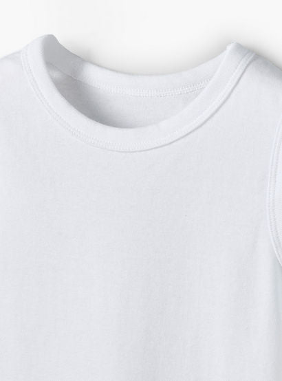 Juniors Solid Bodysuit with Round Neck and Snap Button Closure - Set of 10-baby-boys-clothing-bodysuits-image-4