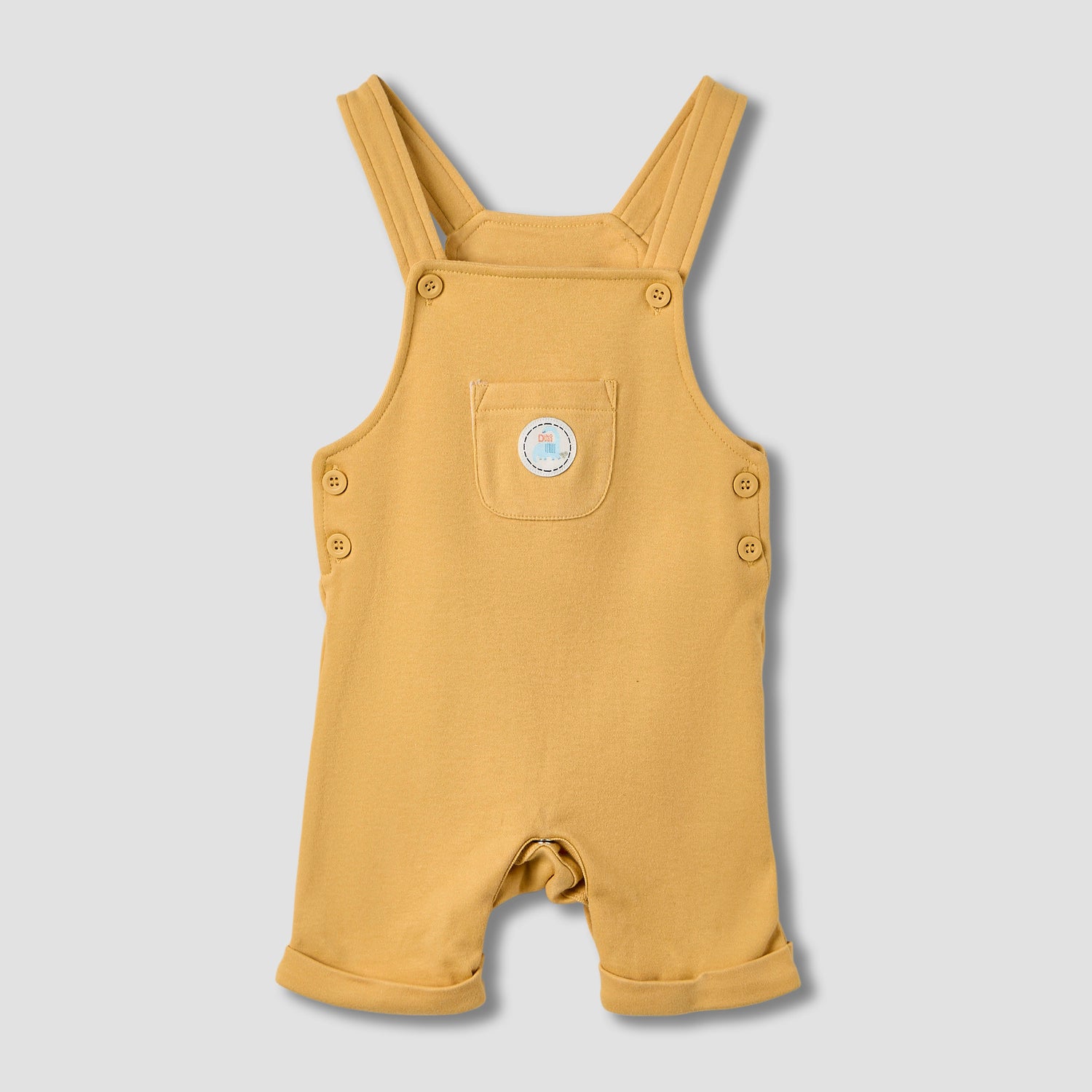 Juniors Solid Dungarees and T-shirt Set