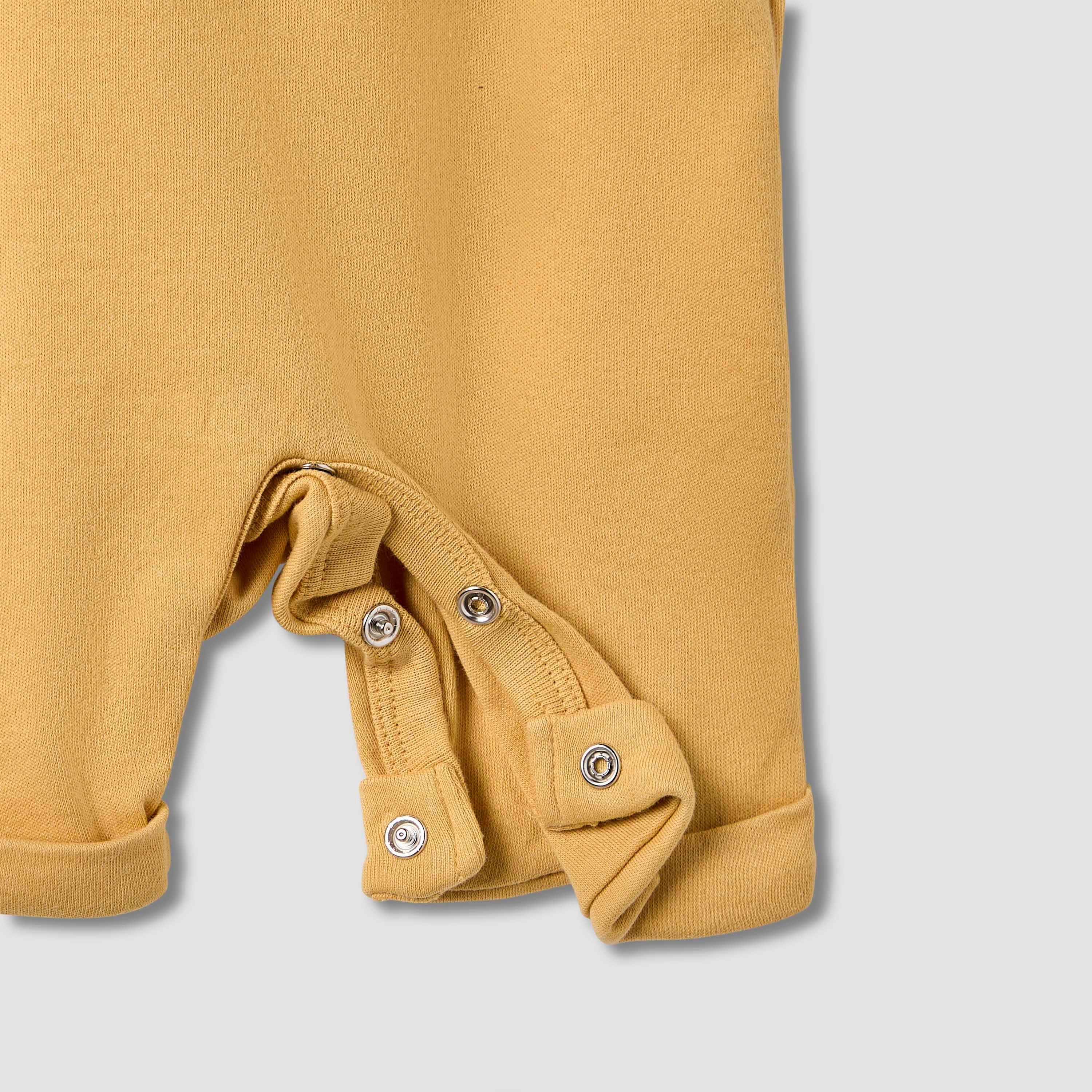 Juniors Solid Dungarees and T-shirt Set