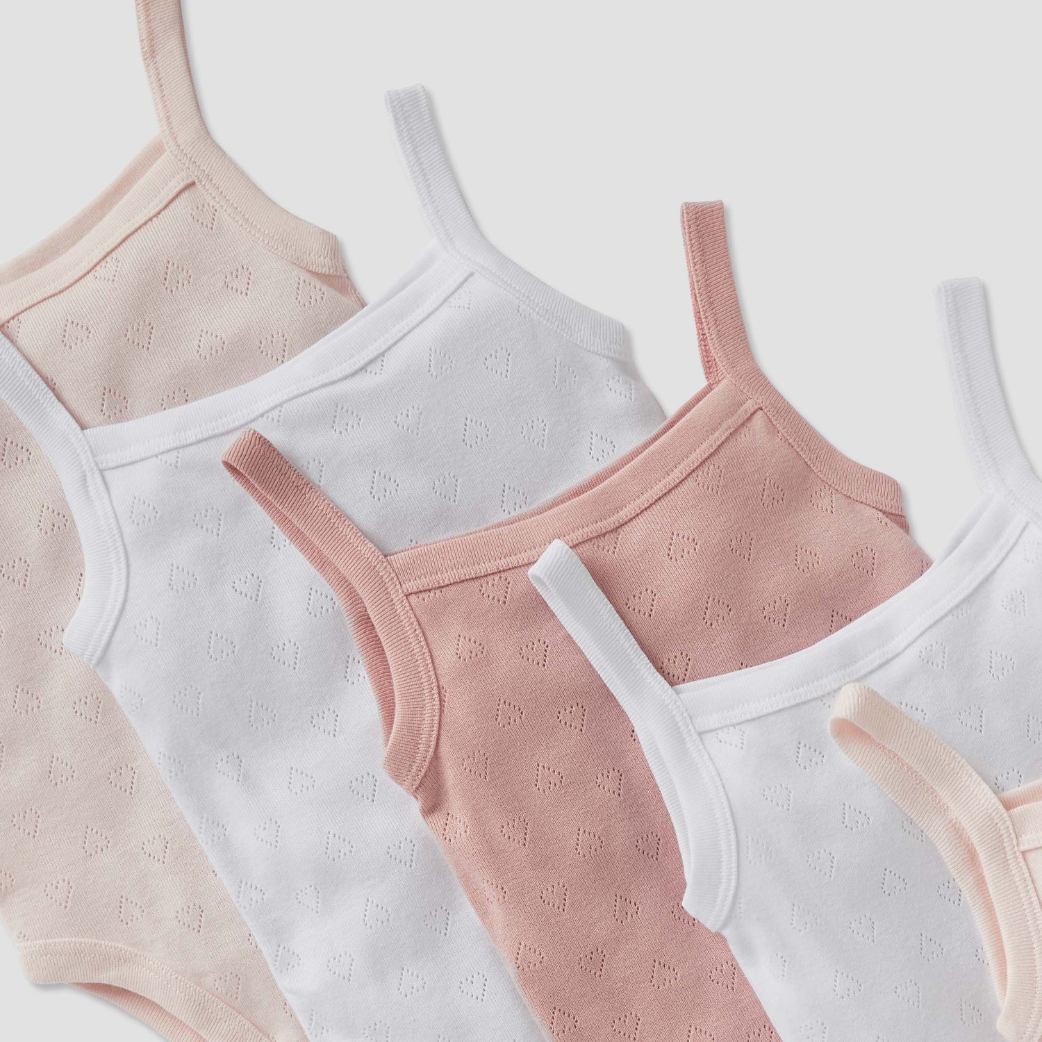 Juniors Textured Sleeveless Bodysuit - Set of 5
