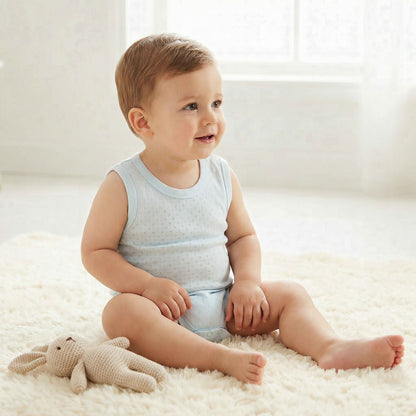 Juniors Textured Sleeveless Bodysuits - Set of 5