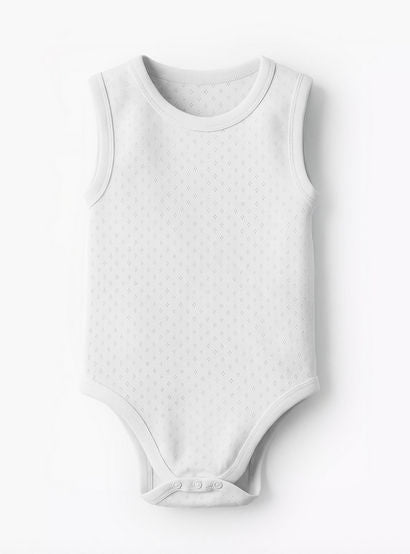 Juniors Textured Sleeveless Bodysuits - Set of 5-baby-boys-clothing-multipacks-image-5