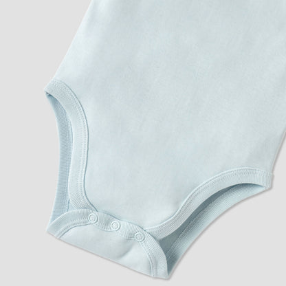 Juniors Sleeveless Bodysuit with Snap Button Closure