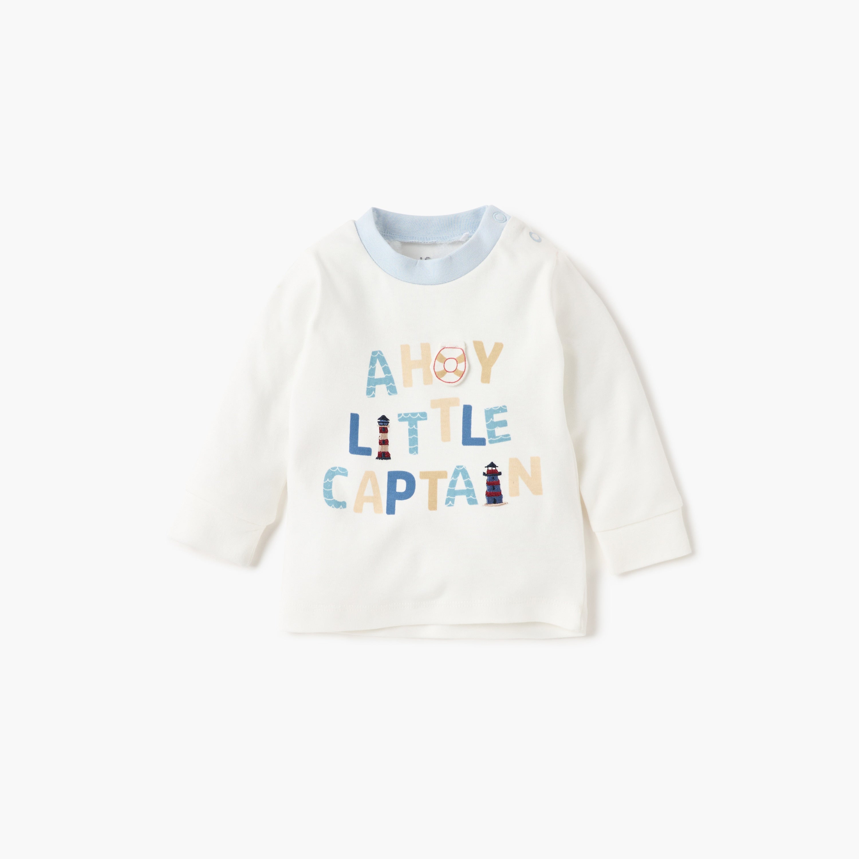 Juniors Printed T-shirt and Pyjama Set