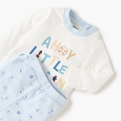 Juniors Printed T-shirt and Pyjama Set