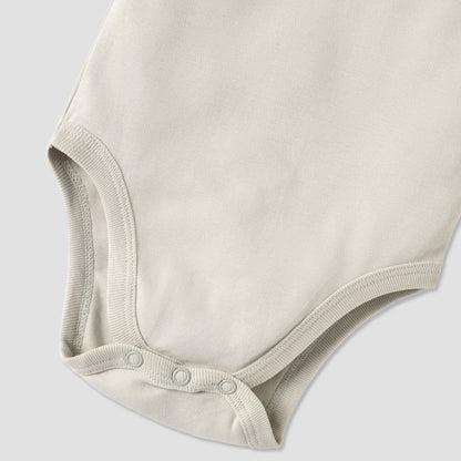 Juniors Sleeveless Bodysuit with Snap Button Closure