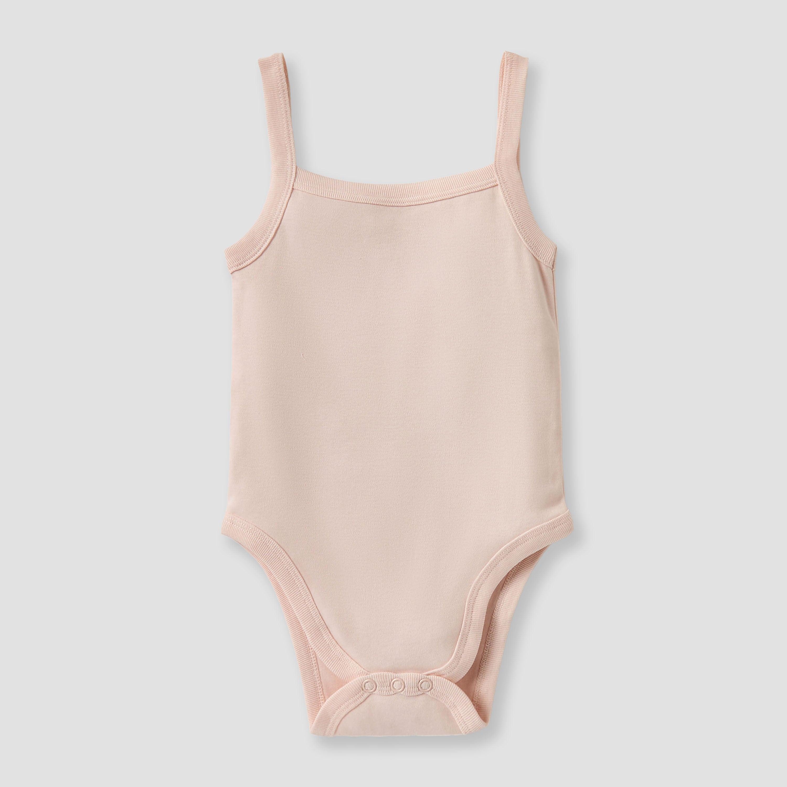 Juniors Sleeveless Bodysuit with Snap Button Closure